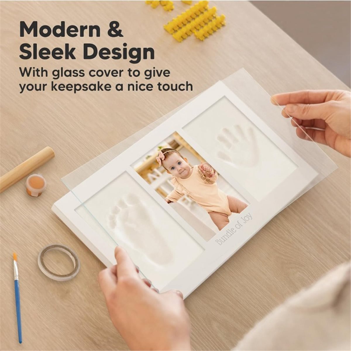 Baby Nursery Frames - ABFW 아기 손발자국 기념품 키트 -
