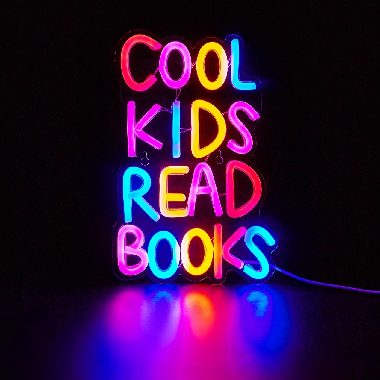 Baby Nursery Wall Lights - LED 네온 쿨 어린이 독서 책,