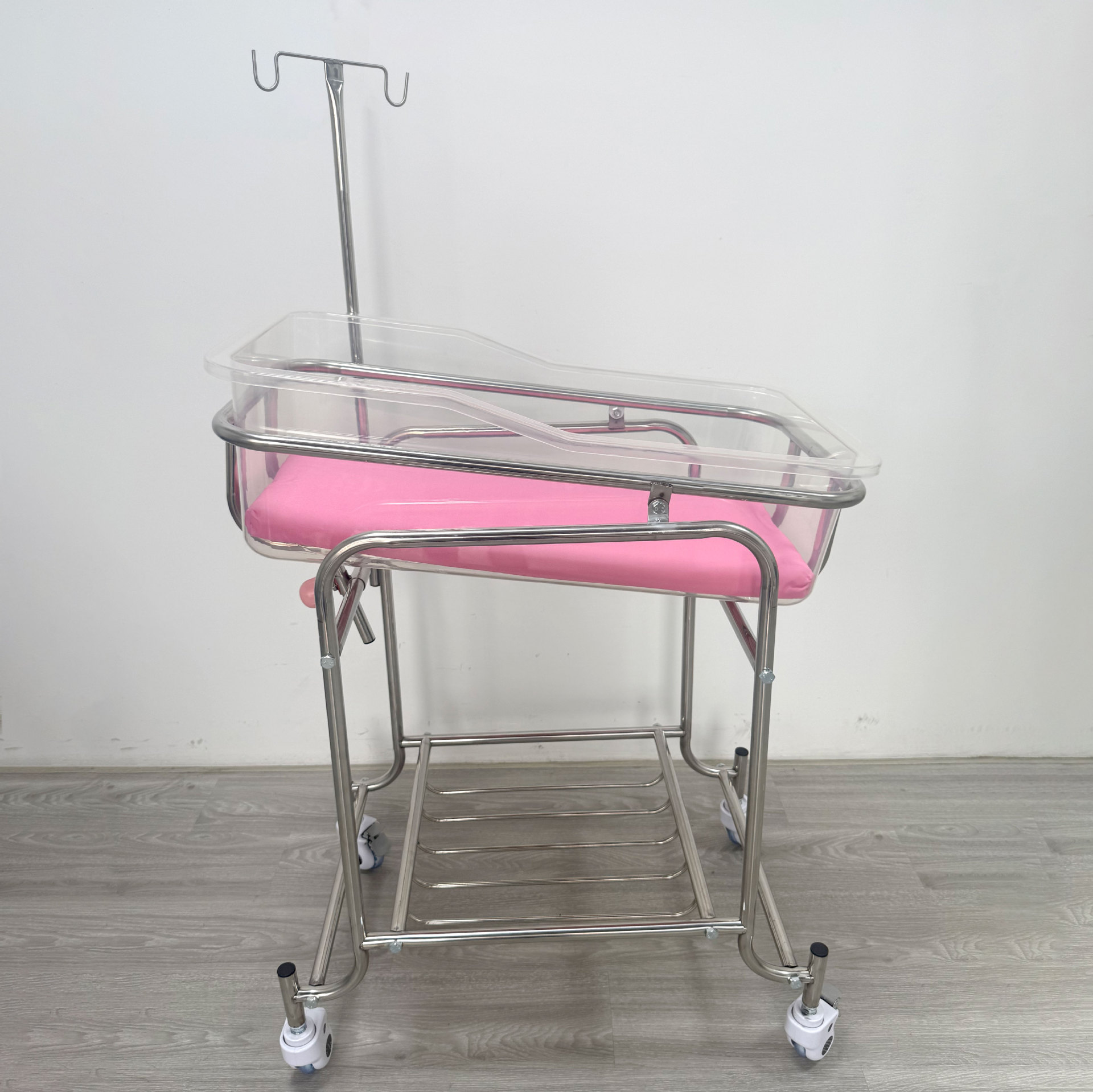 Baby Nursery Trolley - 스테인리스 스틸 아기 요람 카트, 각도