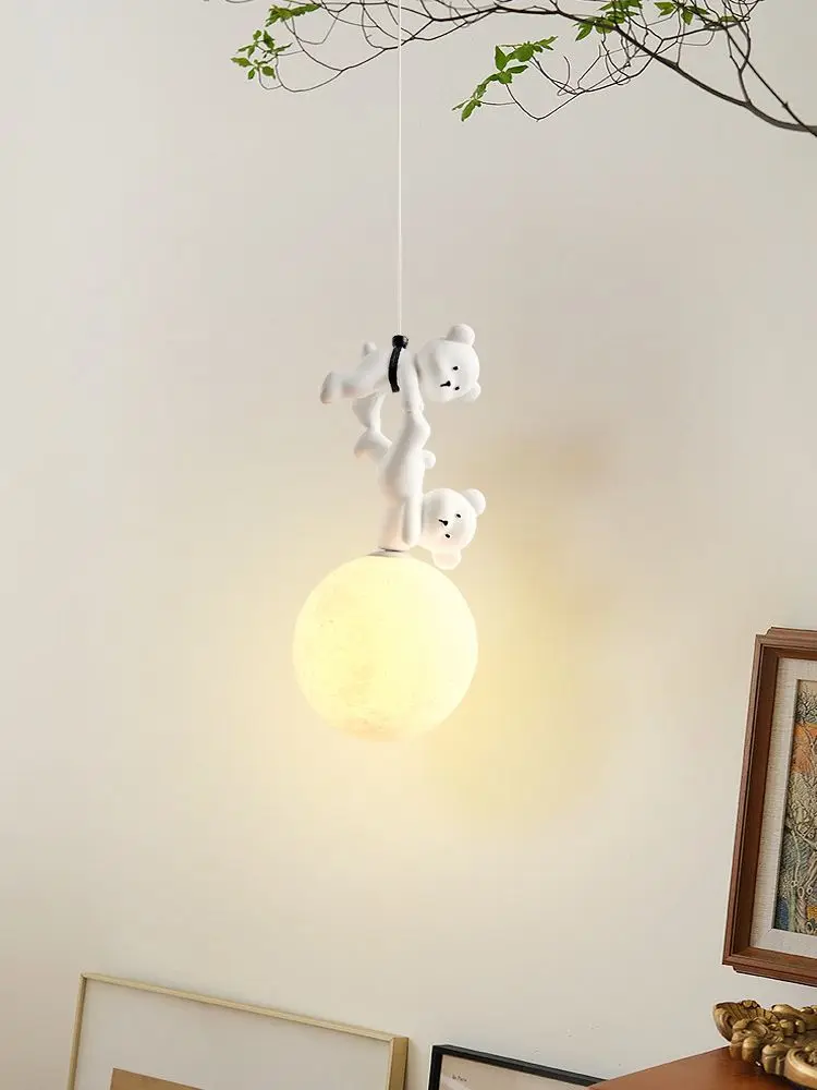 Baby Nursery Decor Girl - 곰 램프 만화 캐릭터 아기방 침대