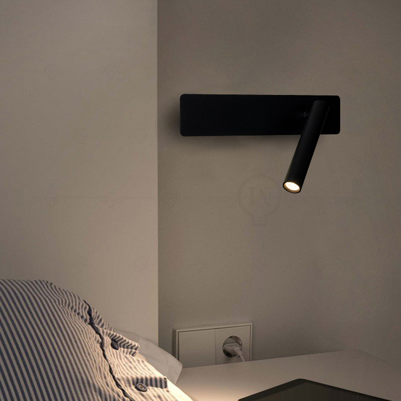 Baby Nursery Wall Lights - 화이트 북유럽 LED 침대 옆 독서