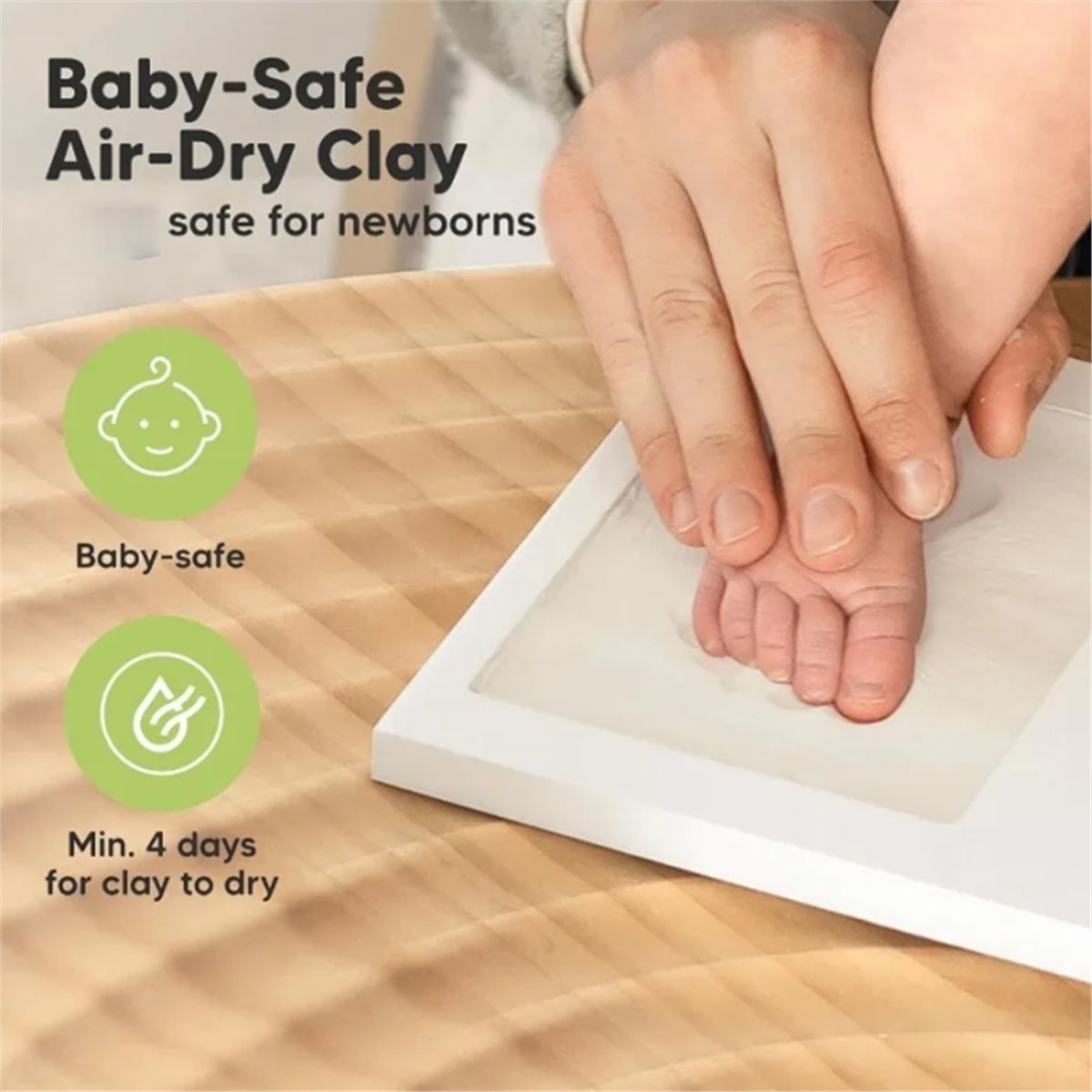 Baby Nursery Frames - Y69A 아기 손발자국 기념품 키트 -