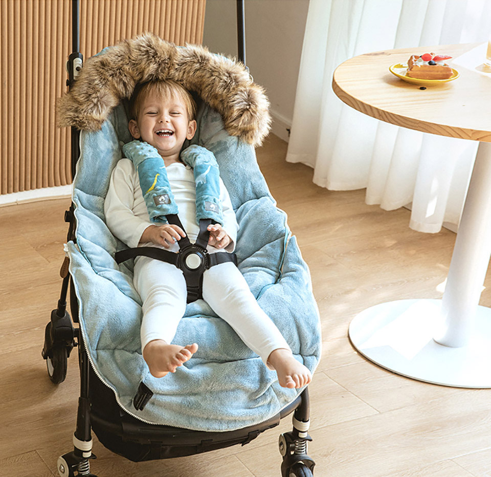 유모차 침낭 겨울 범용 유모차 풋머프, 탈착식 따뜻한  - Baby Nursery Trolley 리뷰 및 가격