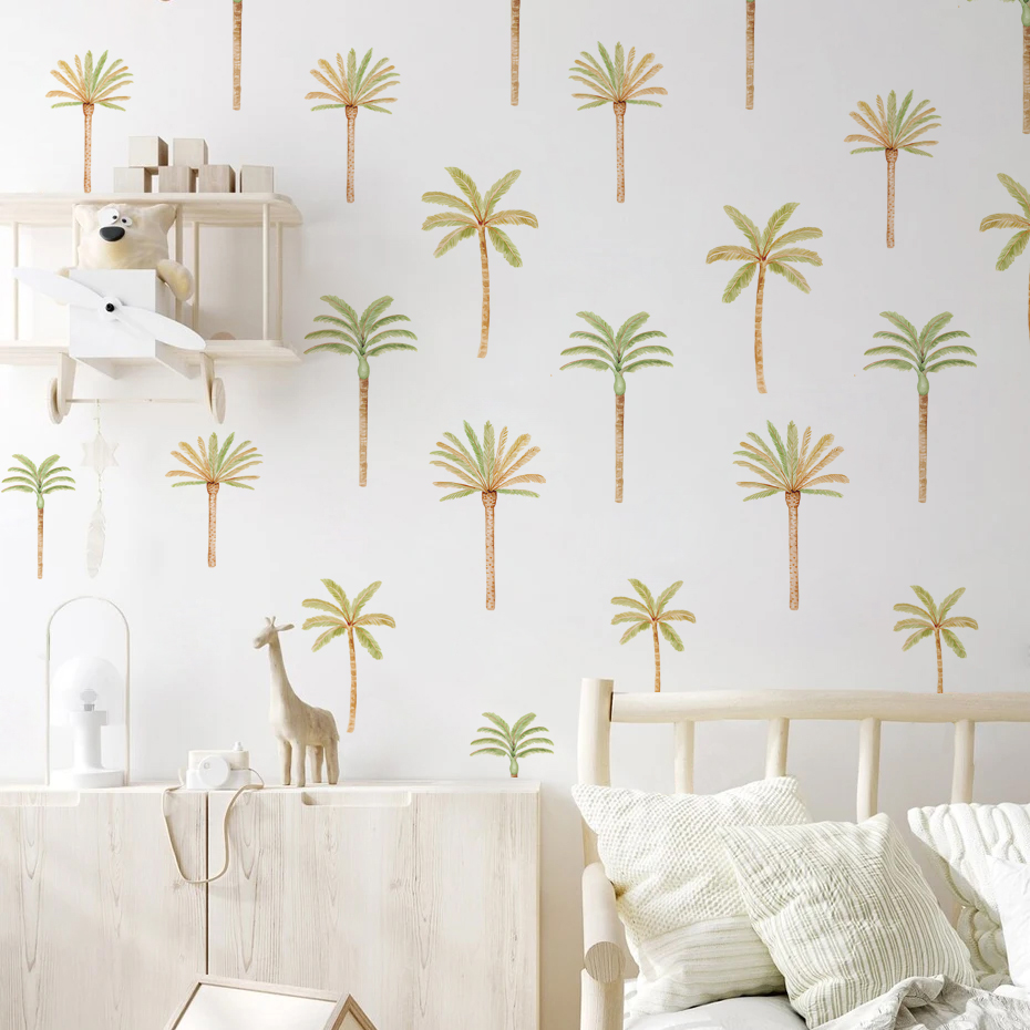 Boho 코코넛 야자 나무 벽 스티커 어린이를위한 아기 - Baby Girl Nursery Quotes 리뷰 및 가격