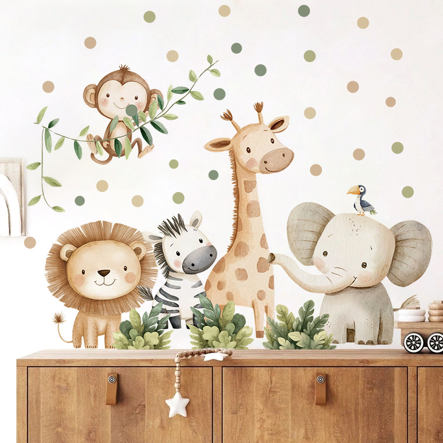 Boho 숲 동물 벽 스티커 어린이 방 소년 소녀 베이 - Baby Nursery Decor Girl 리뷰 및 가격