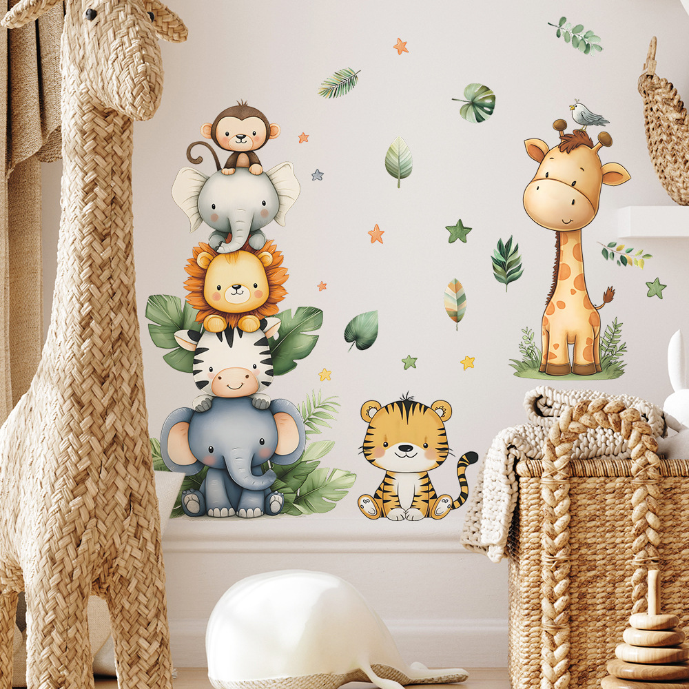 Boho 숲 동물 벽 스티커 어린이 방 소년 소녀 베이 - Baby Nursery Decor Girl 리뷰 및 가격