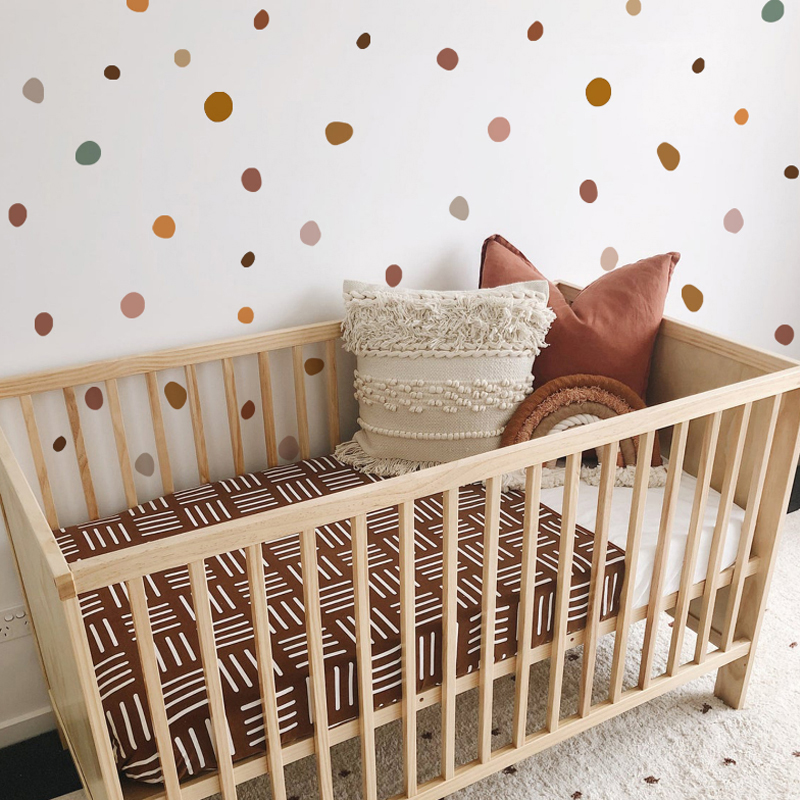 Boho 보육 폴카 도트 크리 에이 티브 벽 스티커 어 - Baby Girl Nursery Quotes 리뷰 및 가격