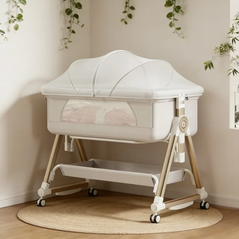 8-in-1 다기능 스마트 아기 침대, 접이식 여행용  - Baby Nursery Trolley 리뷰 및 가격