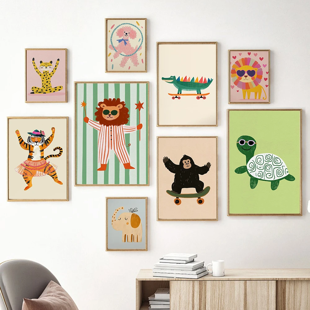 (프레임 없음) 미니멀리스트 캔버스 포스터 요가 표범  - Baby Nursery Frames 리뷰 및 가격