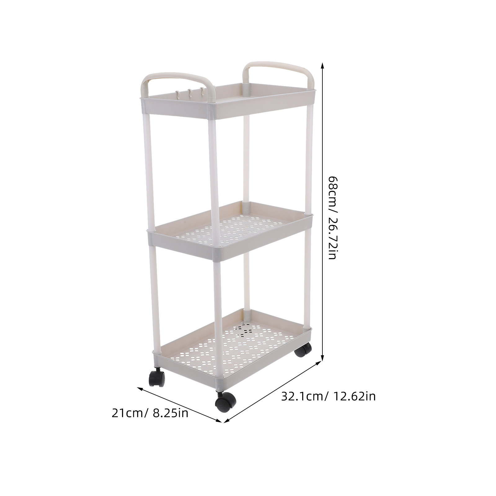 3단 플라스틱 수납 카트, 이동식 다용도 정리함, 주방 - Baby Nursery Trolley 리뷰 및 가격