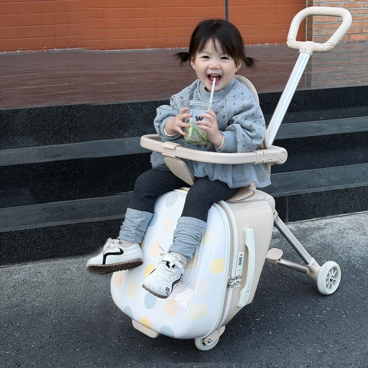 버니플라이 어린이용 러기지 케이스는 아기가 탈 수 있고 - Baby Nursery Trolley 리뷰 및 가격