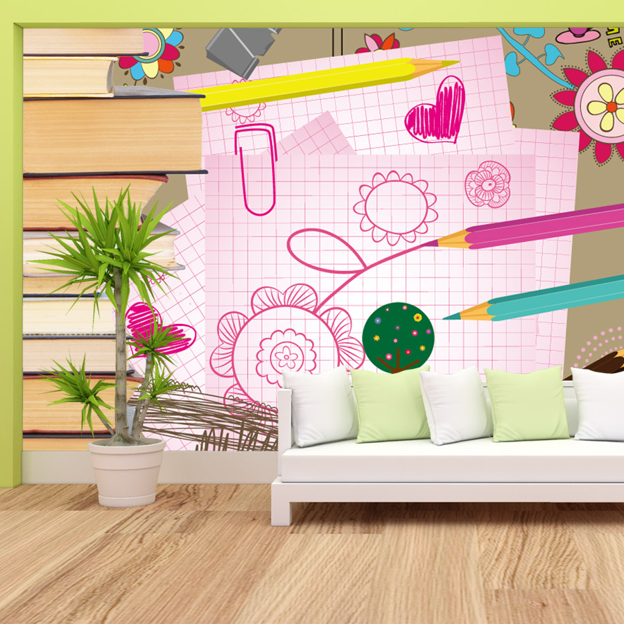 만화책 그림처럼 쉽게 붙이는 벽지, 거실 벽지, 홈데코 - Baby Nursery Peel And Stick Wallpaper 리뷰 및 가격