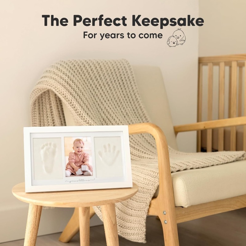 아기 손발자국 점토 키트 신생아 기념 사진 액자 디스플 - Baby Nursery Frames 리뷰 및 가격