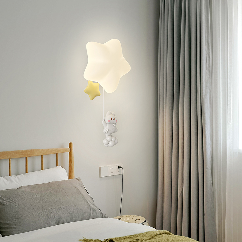 보육원 침실용 로맨틱 별 벽 램프, 흰색 벽 스콘스 동 - Baby Nursery Wall Lights 리뷰 및 가격