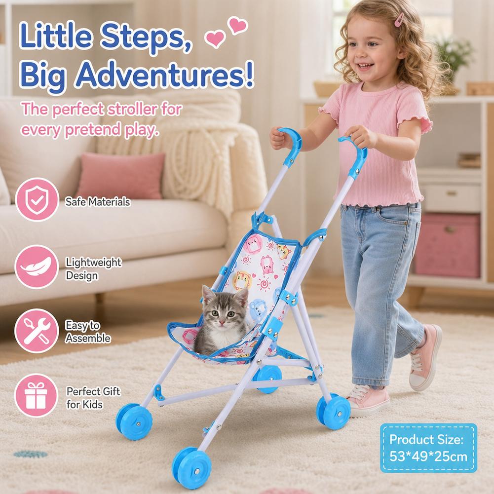 인형 유모차 핑크색 아기 유모차 트롤리 인터랙티브 핸드 - Baby Nursery Trolley 리뷰 및 가격